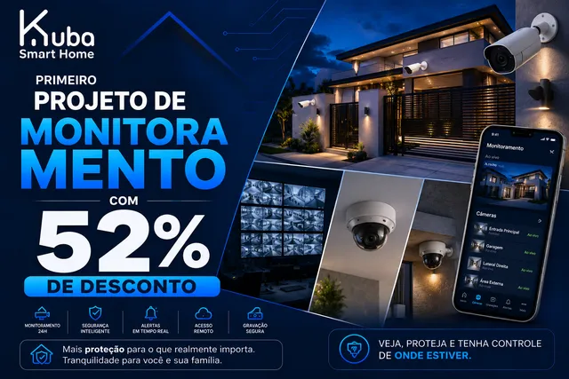 Primeiro projeto de monitoramento com 52% de desconto
